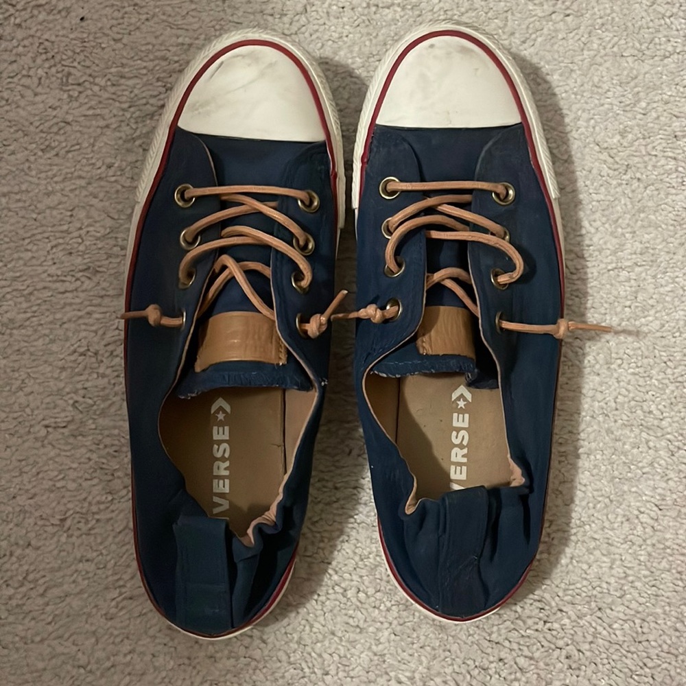 Blue converse